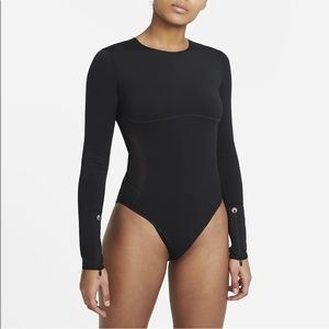 Nike City Ready black long sleeve training bodysuit